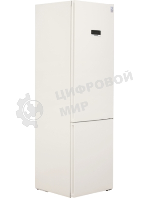 Холодильник Weissgauff WRK 2010 D Inverter NoFrost Beige Soft Close бежевый двухкамерный 309/110л морозилка снизу, No Frost