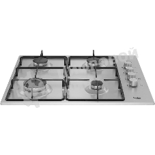 Газовая варочная панель Beko HIGG 641C3 SX, нержавеющая сталь