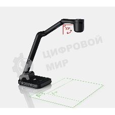 Документ-камера IQBoard [IQView E4521] 8 мегапикселей (разрешение 3840x2160), 10 digital zoom, интерфейсы: HDMI, VGA, USB 2.0, встроенное программное обеспечение без установки на ПК