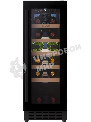 Винный шкаф LEX LWD3020BL 1-нокамерн. черный