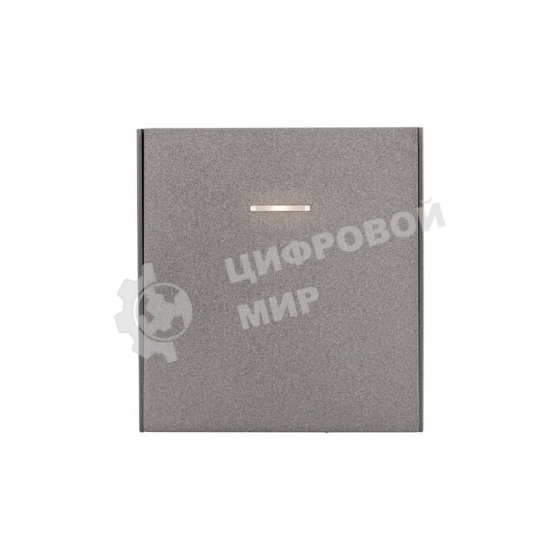 Выключатель Kranz STRONG 1 кл проходной (переключатель) с подсветкой 10А с/у графит