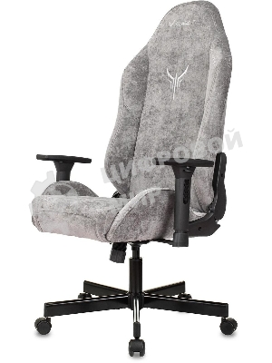 Кресло Бюрократ Knight N1 Fabric серый, ткань, 120 кг, механизм качания