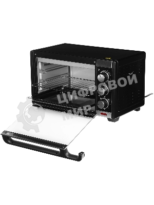 Мини-печь Hyundai MIO-HY091 20 л, 1380 Вт, черный