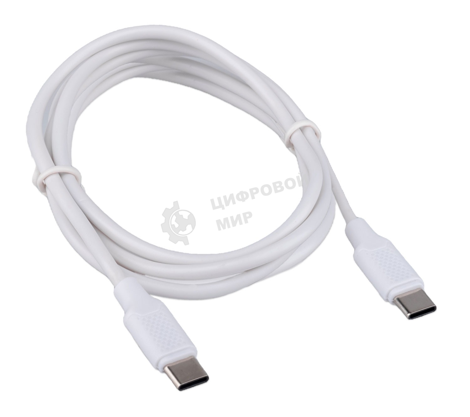 Кабель USB2.0 Cablexpert CC-USB2-CMCM-60-1.8M-W, Type-C/Type-C, 3A, 60Вт, PD/QC3.0, медь, 1.8м, белый, пакет