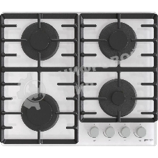 Газовая варочная панель Gorenje GT642AXW, 4 конфорки, закаленное стекло, белый