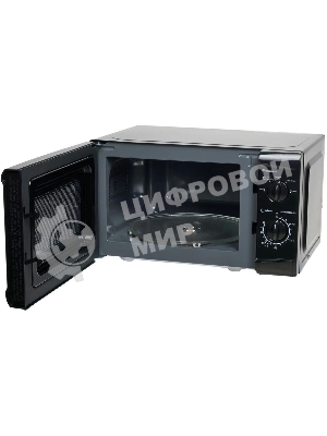Микроволновая печь Oasis MW-70UB черный, 20 л, 700 Вт, переключатели - поворотный механизм