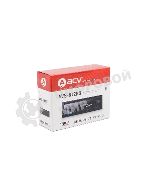 Автомагнитола ACV AVS-812BB, 1 DIN, Bluetooth, USB Type-A, AUX