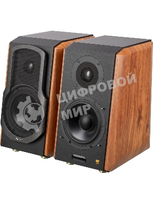Акустическая система Edifier S1000MKII Brown (2.0,Bluetooth 5.0,ДУ,2x 25 Вт (ВЧ), 2x 35 Вт (СЧ/НЧ)