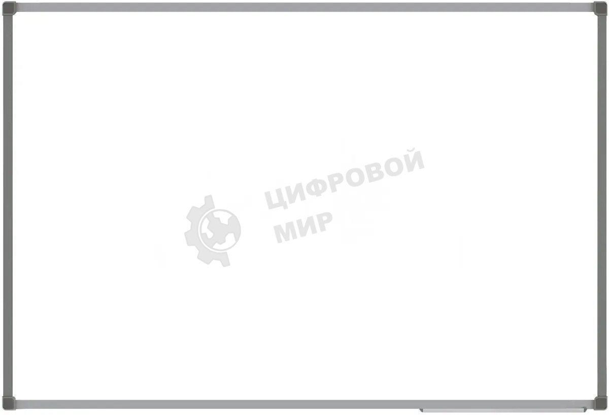 Доска магнитно-маркерная Silwerhof, лак, белый 90x120 см, алюминиевая рама