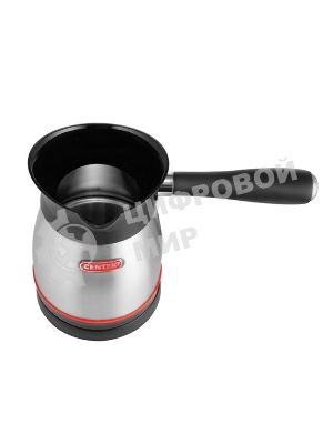 Кофеварка-турка электрическая Centek CT-1080 SS металл, исп. кофе - молотый, 0.5 л, 480 Вт
