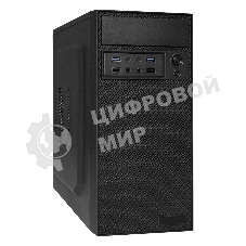 Компьютерный корпус Minitower ExeGate BAA-109U2-UNS350 (mATX, БП UNS350 с вент. 12см, 2*USB+2*USB 3.0, аудио, черный)