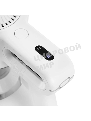 Пылесос вертикальный Kitfort КТ-5117 белый, питание от аккумулятора,  50 Вт, уборка сухая, пылесборник 0,5 л