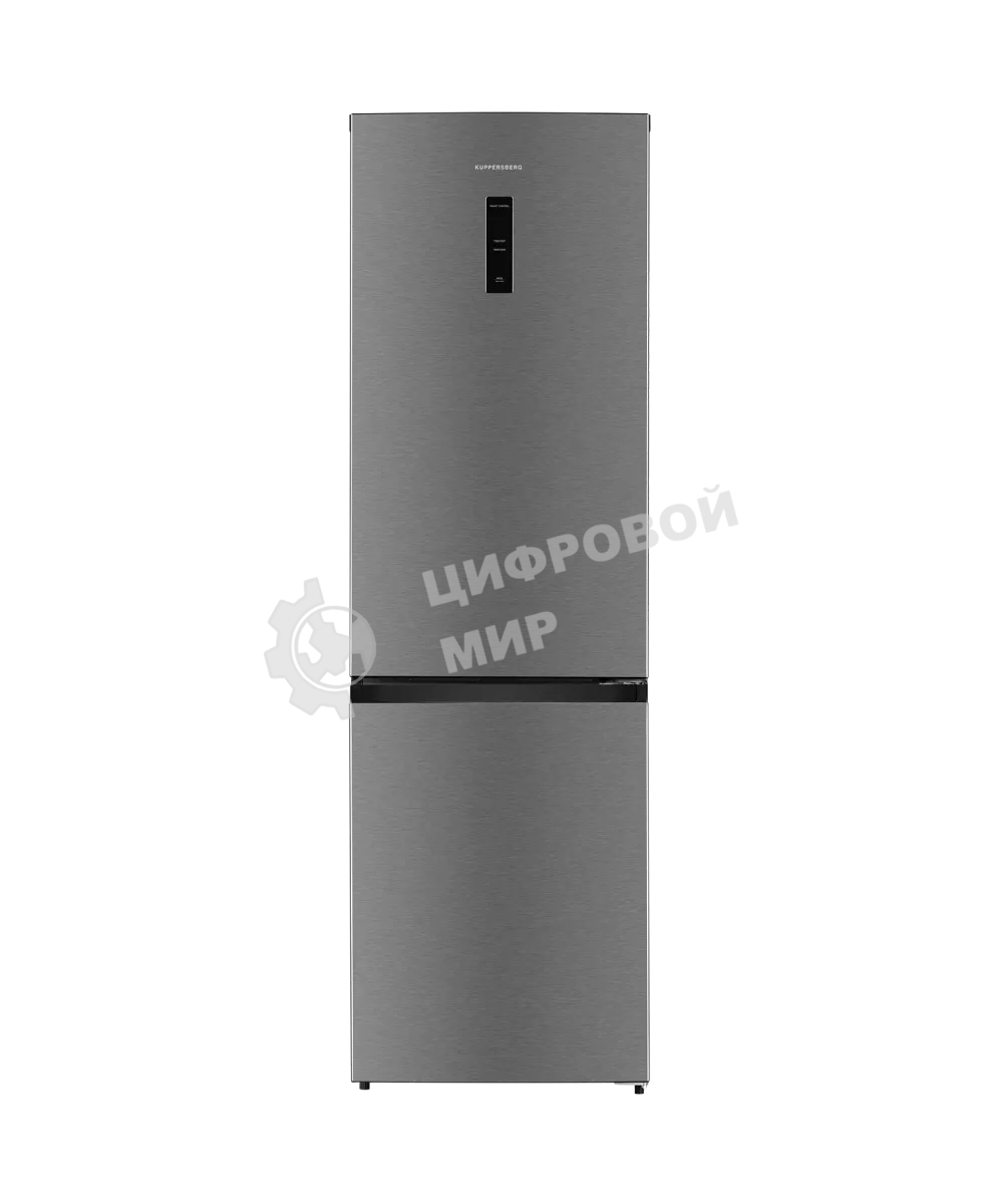 Холодильник Kuppersberg RFCN 2015 X нержавеющая сталь двухкамерный 235/109л морозилка снизу, No Frost