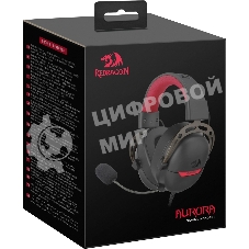 Гарнитура Redragon Aurora чёрный, проводная, USB