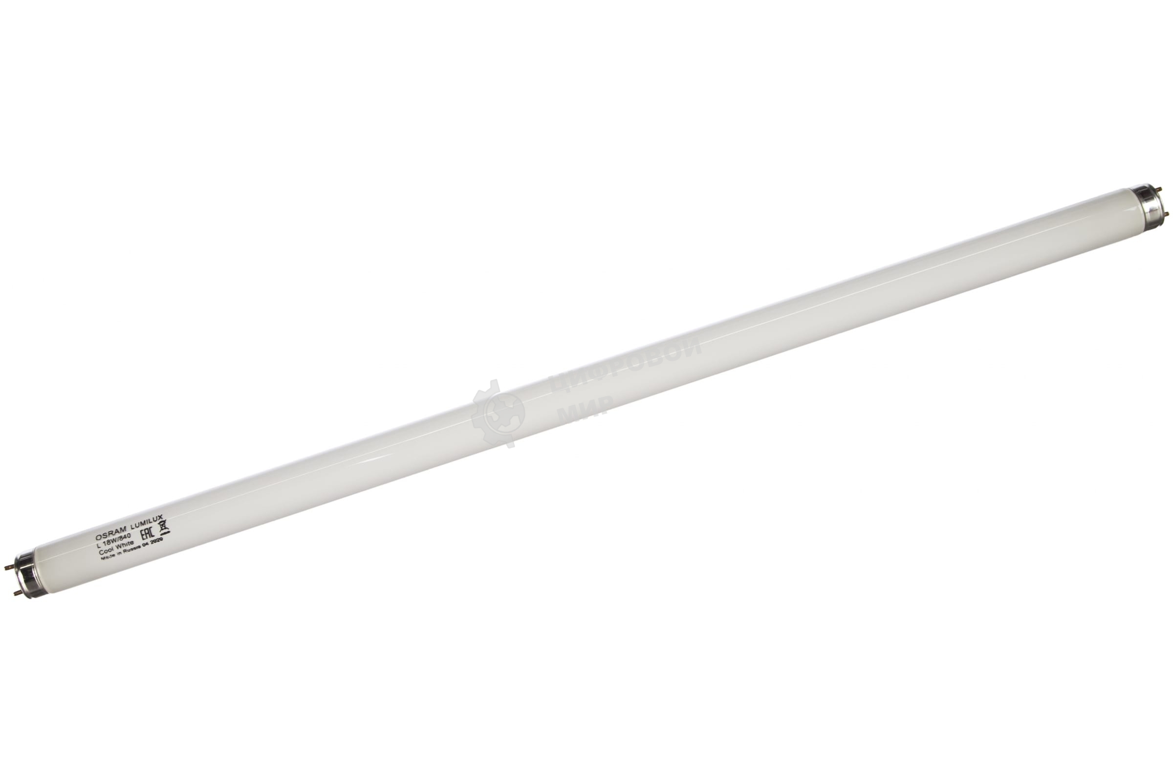 Лампа люминесцентная Osram Lumilux L 18W/840 G13 4000К свет холодный белый