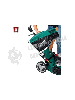 Газонокосилка ЗУБР 460 мм 4.5 л.с. самоходная бензиновая