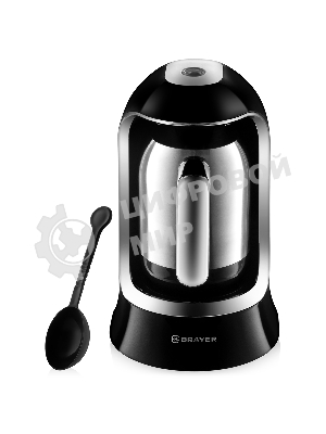 Электрическая турка BRAYER BR1145 черный, исп. кофе - молотый, 0.5 л, 800 Вт.