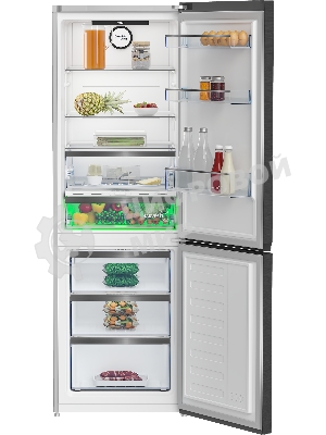 Холодильник Beko B5RCNK363ZXBR антрацит двухкамерный 220/100л морозилка снизу Total No Frost