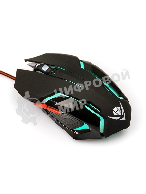 Мышь проводная Nakatomi MOG-20U черный, 2400 dpi, USB, кнопки - 6