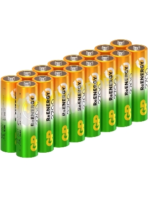 Аккумулятор GP 270AAHCRGY AA NiMH 2700mAh (16шт) спайка