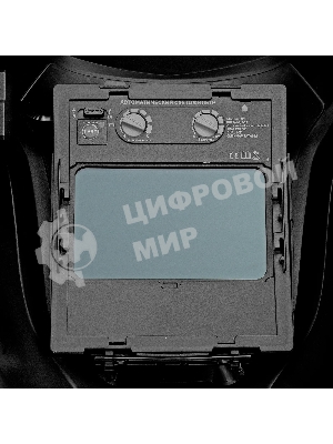 Щиток защитный лицевой (маска сварщика) Denzel F9, см. окно 100x60, Real Color, DIN 4-8/9-13