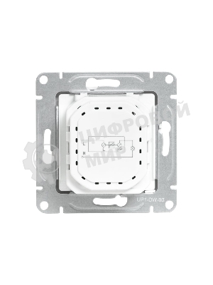 Механизм светорегулятора EKF Эпика, белый