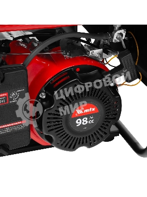 Генератор бензиновый MTX RS-1500, 1,1 кВт, 230В, ручной стартер