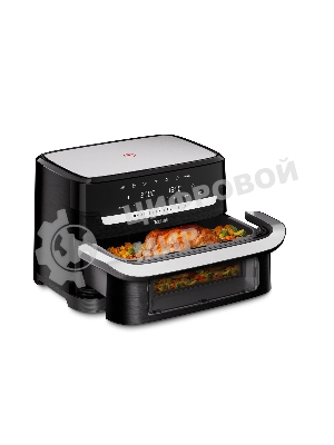 Аэрогриль Tefal Dual Easy Fry Flex EY9228E0 черный, 2700 Вт, 9 л, сенсор, 6 программ