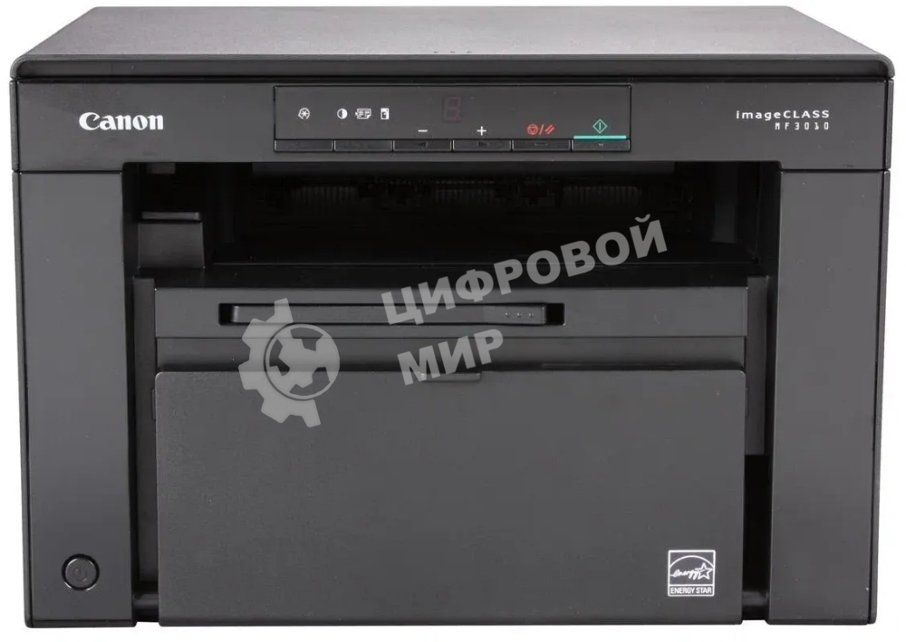 МФУ лазерное Canon imageCLASS MF3010 (5252B007/5252B008/5252B011), A4, ч/б, печ. 18 стр/мин., 1200 x 600 dpi (печать) 600x600dpi (сканер), USB 2.0
