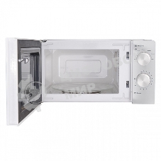 Микроволновая печь BQ MWO-20004SM/W белый, 20 л, 700 Вт, переключатели - поворотный механизм