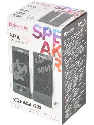 Акустическая система Defender 4W черный SPK-170
