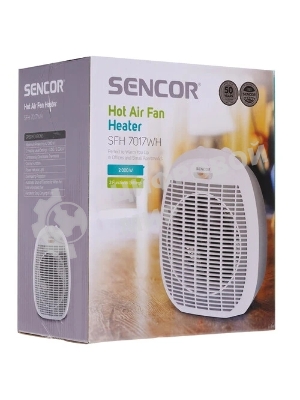 Тепловентилятор Sencor SFH 7017WH, белый, 2000 Вт, 20 м2, термостат
