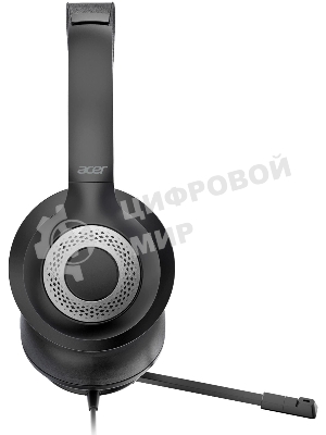 Гарнитура Acer OHW309 чёрный, проводная, USB/mini jack 3.5 мм