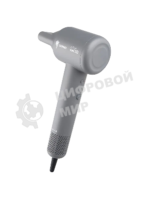 Фен LEONORD LE-1219 серый, 1800 Вт, ионизация