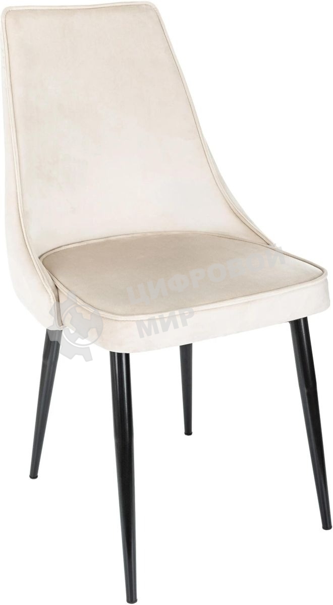Стул для дома Бюрократ CH-K4 бежевый Holland 06 металл черный на ножках
