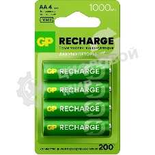 Аккумулятор GP Smart Energy AA NiMH 1000mAh (4шт)