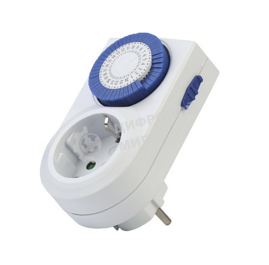 Розетка Smartbuy (SBE-STM2) таймер механический, 3600Вт