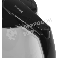 Чайник электрический Centek CT-0025 белый, металл 1.8 л, 2000 Вт, двойные стенки, кнопка вк л, на ручке