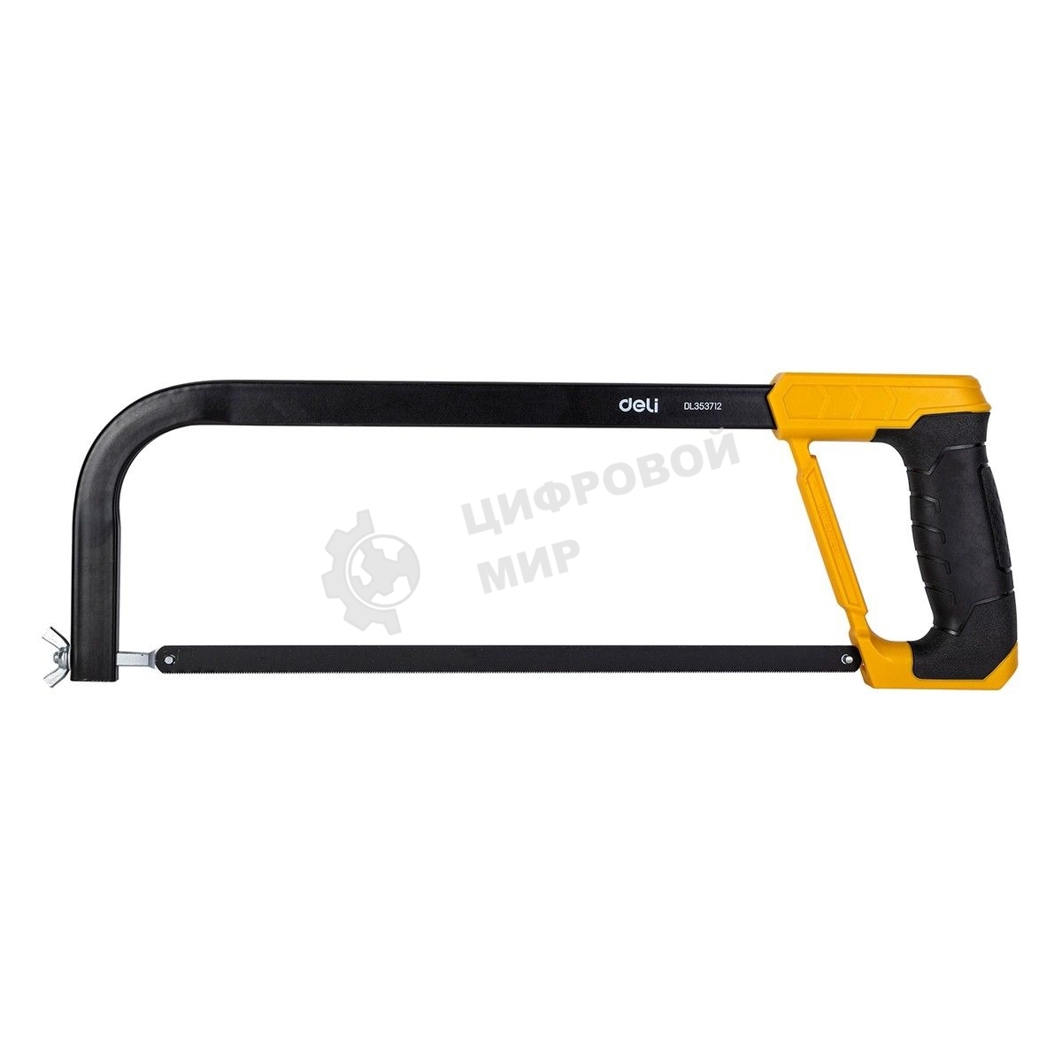 Ножовка по металлу Deli DL353712 300мм Режущая кромка Cr-V с высокочастотной термообработкой. Двухкомпонентная ручка.