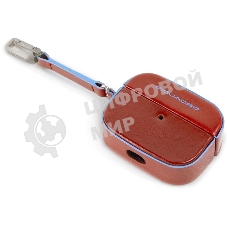 Чехол для наушников Piquadro Blue Square AC5308B2/CU4 темно-коричневый натур.кожа