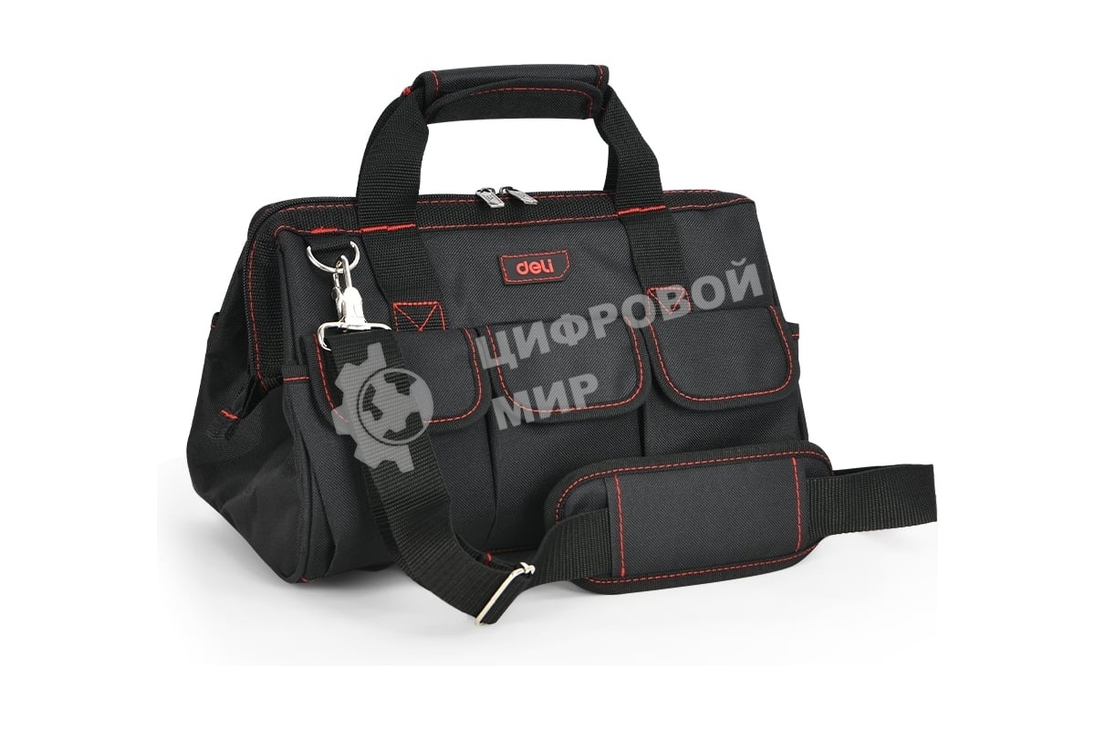Сумка для инструментов Deli DL430902 Black Edition