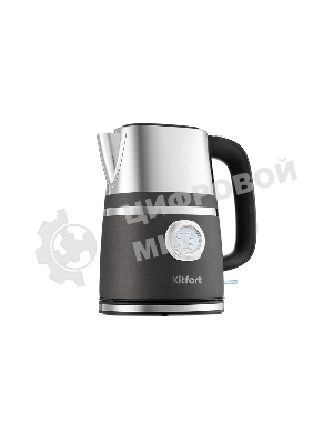 Чайник электрический Kitfort КТ-670-1 1.7 л, 2200 Вт, графит (корпус: металл)