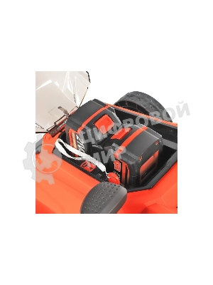Газонокосилка аккумуляторная PATRIOT CM 440 2*21В UES, без акб и зу, бесщеточ, 37см, трав 35л пласт+мульчирование, центр. подъем 6 уровней (25-75), пласт дека