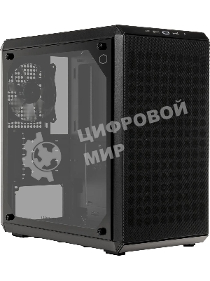 Компьютерный корпус Cooler Master MasterBox Q300L V2 черный без БП mATX 4x120мм 1x140мм 2xUSB3.0 audio bott PSU