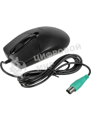 Мышь проводная A4Tech OP-720 черный, 1000 dpi, PS/2, кнопки - 3