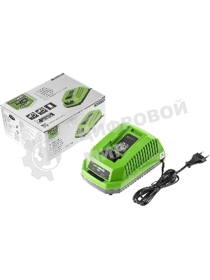 Снегоуборщик аккумуляторный GreenWorks GD40SSK4, 40V, 30 см, бесщеточный, с 1хАКБ 4 А.ч и ЗУ 2600807UB