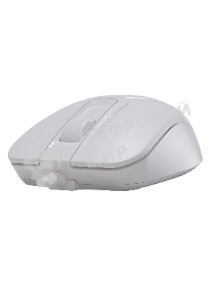 Мышь проводная A4Tech Fstyler FM12 белый, 1200 dpi, USB, кнопки - 3