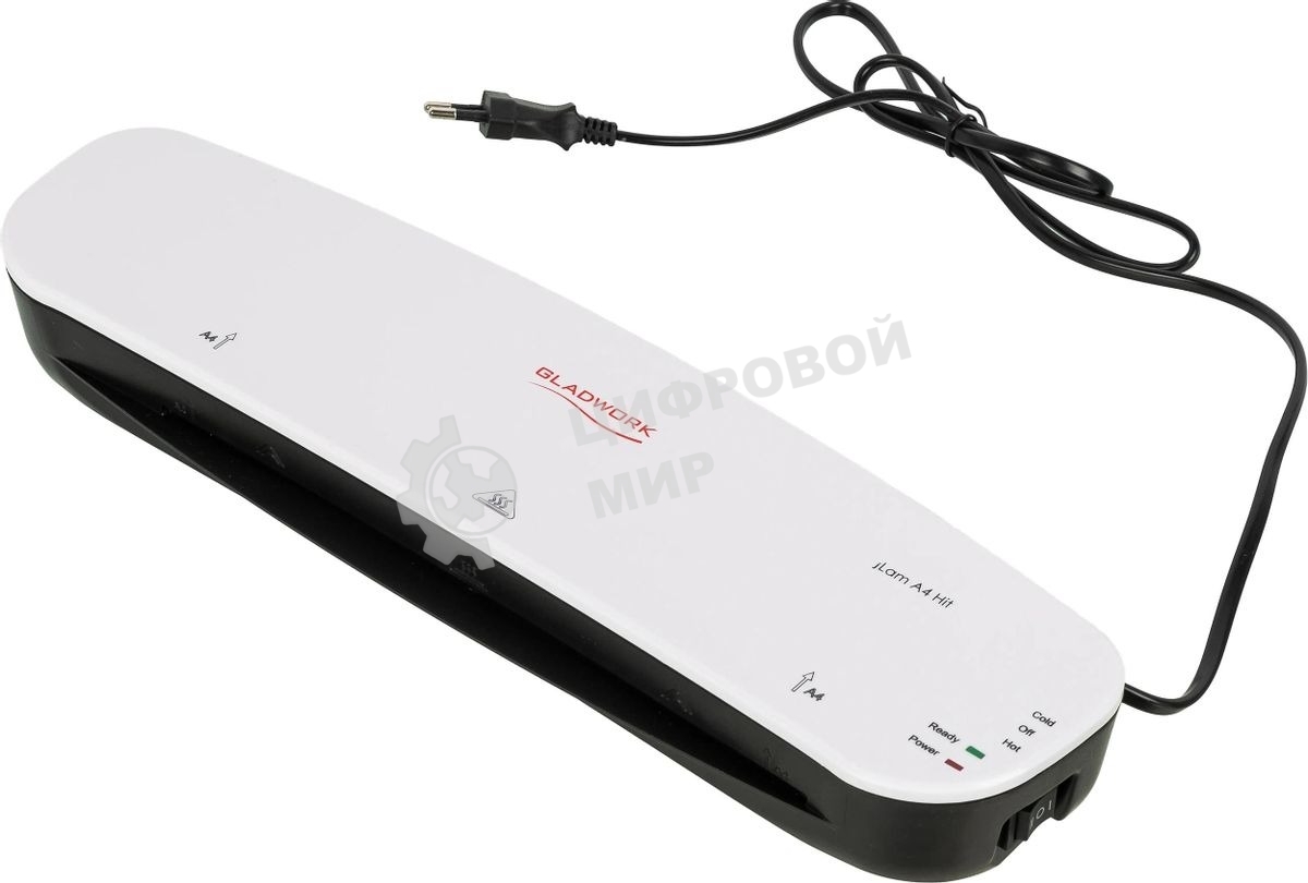 Ламинатор Gladwork jLAM Hit, 2 вала, A4, 125мкм, 250 мм/мин