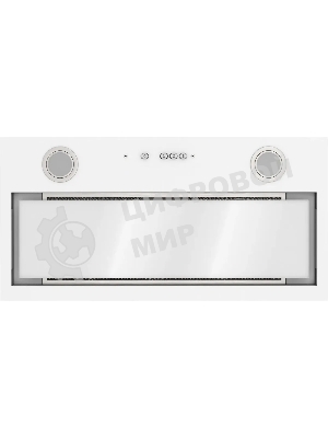 Вытяжка встраиваемая Elikor Cube 60П-1000 белый SM/белый, 59.8 см, 1000 куб. м/ч, 57 дБ