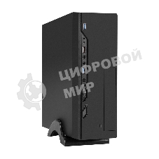 Компьютерный корпус Desktop ExeGate MI-208U2-M450 (mini-ITX/mATX, БП M450 с вент. 8см, 1хUSB+2хUSB 3.0, аудио, черный)